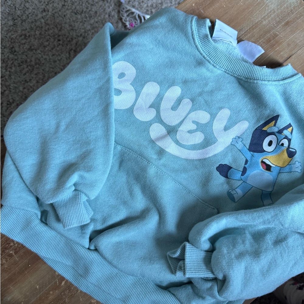 Zara Bluey Kids Sweatshirt - Light Blue